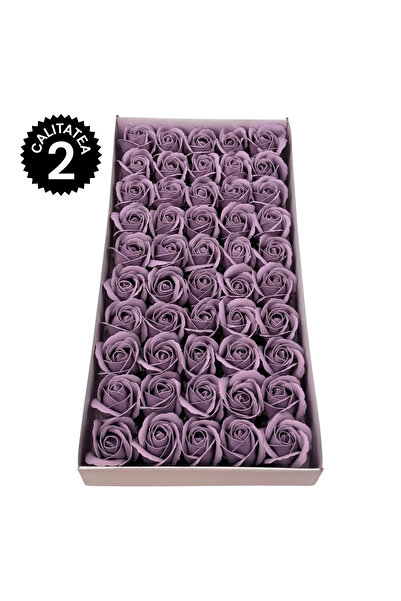 AFO Set 50 Trandafiri Sapun Parfumati Calitatea II Mauve