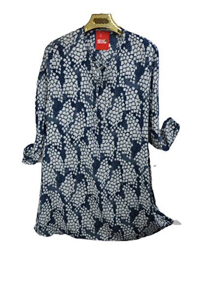 elma abone Plus Size Women's Summer Viscose Tunic