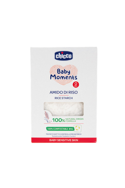 Chicco Amidon dermatologic din orez pentru baie Baby Moments Sensitive, 250g,...