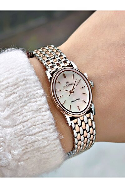 Essence Special Design Steel Cord Silver-Copper Color Women Wrist Watch Es7007Mr