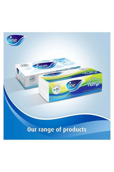 FINE ® Classic Euphoria Facial Tissue 150 Sheets X 2 Ply, Bundle Of 24. Variety Sterilized Tissues