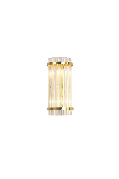 GIMASE Aplică de perete, de interior, lumină caldă, auriu transparent