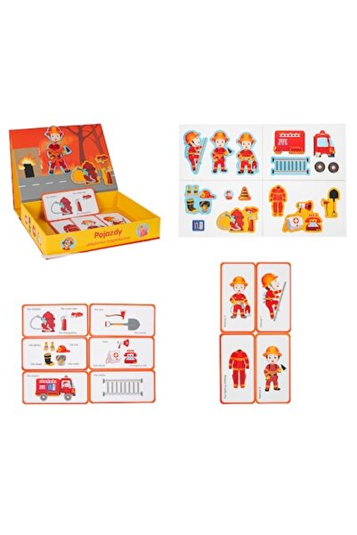 Smily Play Puzzle magnetic SMILY PLAY, 43 piese, multicolor, 20x24x5cm