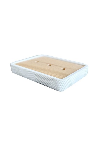 esdekor Madera soap dish - white bathroom