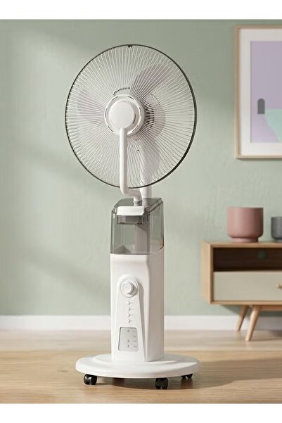 Cady One 18" Rechargeable Standing Spray Mist Fan with 3.2L Water Tank, 3-Spe...