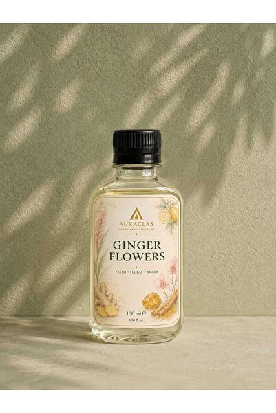 Ginger Flowers 100 ML Ortam Kokusu Esansı | Koku Makinesi Esansı – Kalıcı ve Çiçeksi Koku