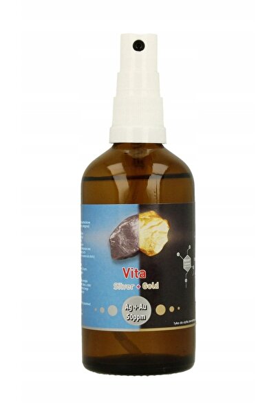 unbranded Vitacolloids Vita Silver + Gold Ag + Au 50 Ppm Atomizor cu Z 100ml