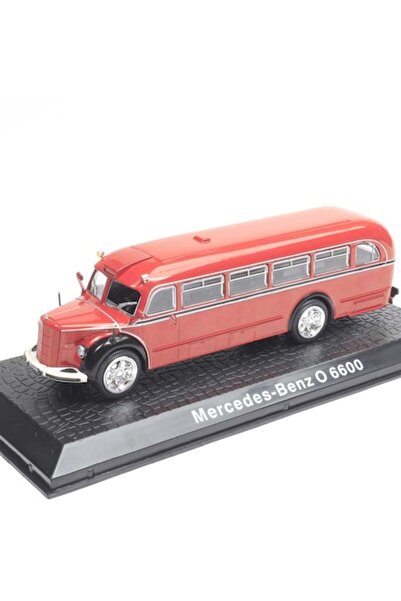 Atlas collection Mercedes-Benz O6600 Model de autobuz de pompieri Scara 1:72