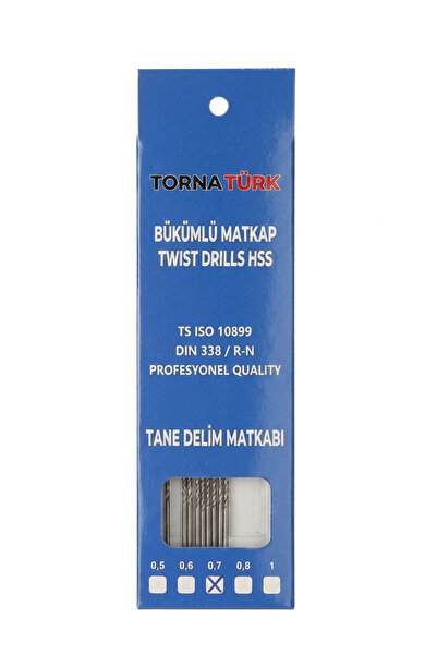 Torna Türk Tornatürk Tane Matkabı HSS 1 Paket 10 Adet - 1 mm