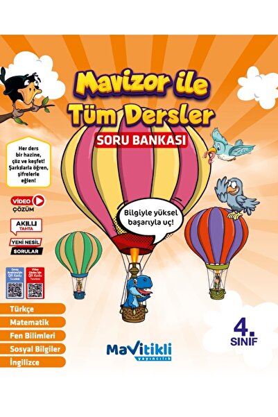 Mavitikli Yayıncılık 4.SINIF MAVİZOR İLE TÜM DERSLER SORU BANKASI YENİ BASKI ...