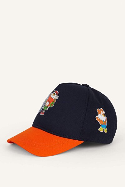 DeFacto Super 1 Set Licensed Black Cotton Hat for Boys I0378A826Sm