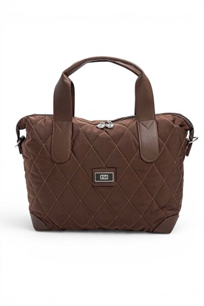 Silver Polo Acı Kahve - Kahve Memory Women's Travel Bag Sp1152