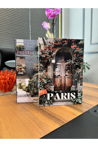 Generic Brand Paris London 2-Piece Book Decorative Book