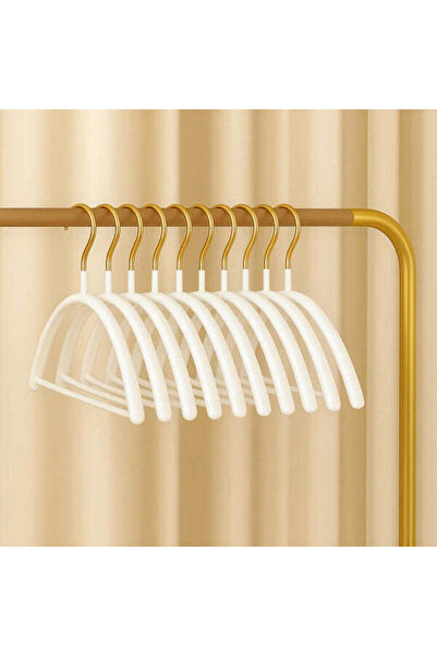 Vivendo Set 10 umerase metalice cu strat antialunecare, design premium