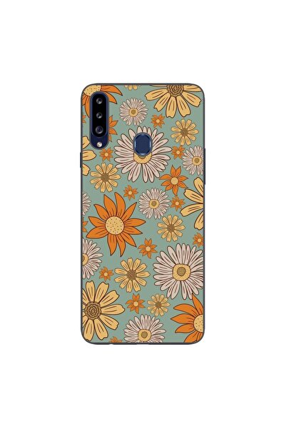 OEM Husa compatibila cu Samsung Galaxy A20S Silicon Gel Tpu Model Vintage Meadow
