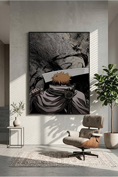 postercraft Bleach Ichigo Kurosaki Art Wooden Painting Poster (Unframed) 3