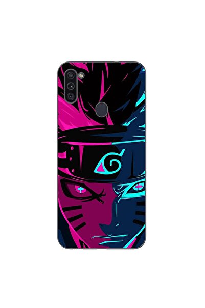 OEM Husa compatibila cu Samsung Galaxy A11 Silicon Gel Tpu Model Naruto Purpl...