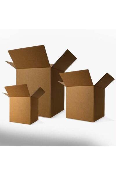 Toybox Strong Carton Boxes for Shipping, Moving & Storage, 20x45x45cm, Set of 3