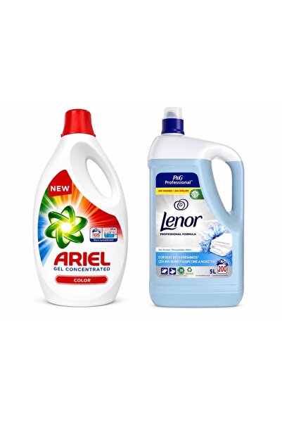 Ariel Professional Pachet de Detergent Gel Concentrated Color, 105 spalari + ...