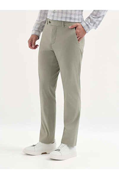 Karaca Haki Pamuklu 6 Drop Casual Pantolon