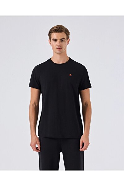 Ellesse Βαμβακερό Μαύρο Ανδρικό T-Shirt 6Sm5069