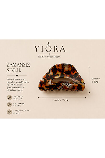 yiora Premium Series Imported Acetate Bone Buckle Small Size (7 cm)