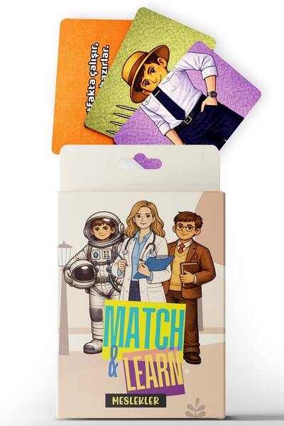 Planet Butik Match Learn Card Matching Game Professions
