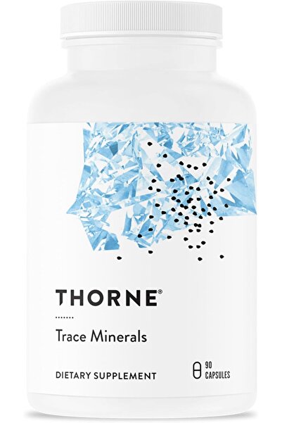 Thorne Trace Minerals, 90 Capsules Usa Menşeii