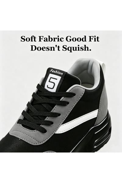 SOSENFER Women's Running Sneakers, Thick-Soled and Height-Increasing, Lace-Up...