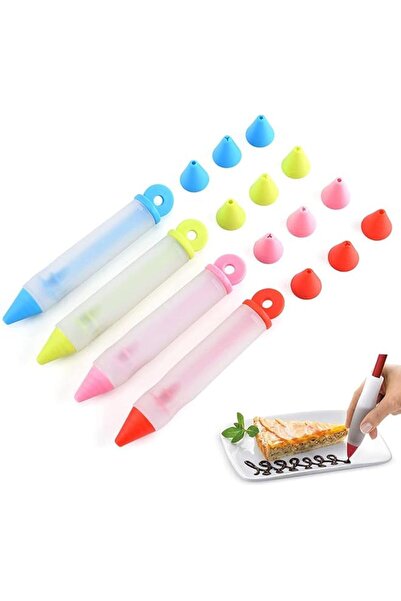 The Bros Silicone Food Writing Pen Cake Decorating Tool, Practical Squeezing ...