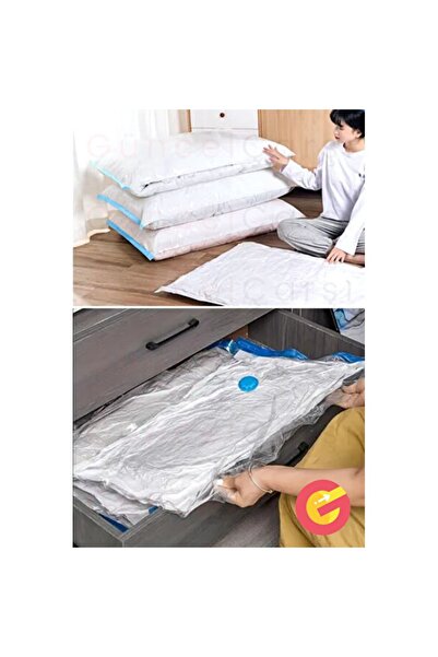 Empressco 5'li Paket 3 Boy Vakumlu Hurç Giysi Yastık Yorgan Yazlık Kışlık Vak...