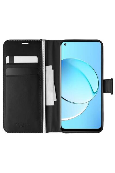 Microsonic حافظة ريلمي 10 4G ديلوكس من الجلد باللون الأسود