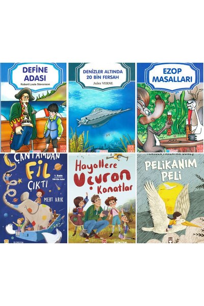 Timaş Çocuk 1.2.VE 3.SINIF Çantamdan Fil Çıktı, Hayallere Uçuran Kanatlar,Pel...