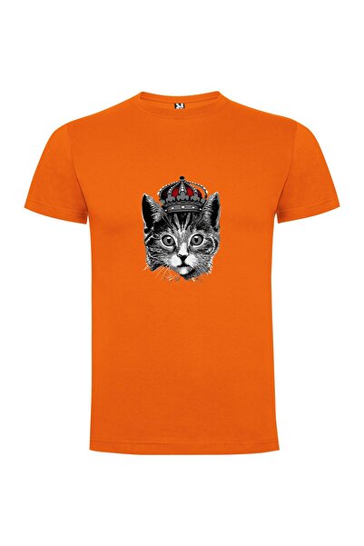 iLovePrints Crowned Feline Majesty Tshirt