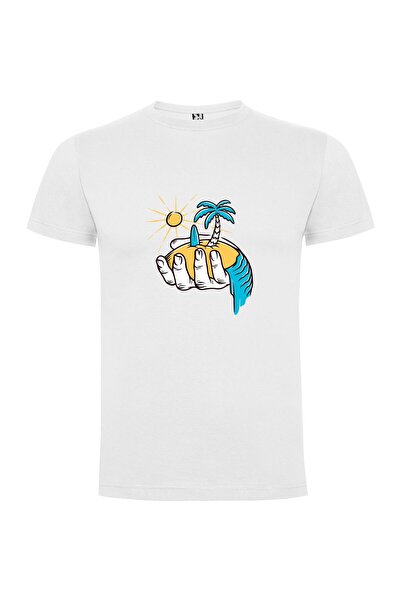 iLovePrints Beach Bliss Hand Illustration Tshirt