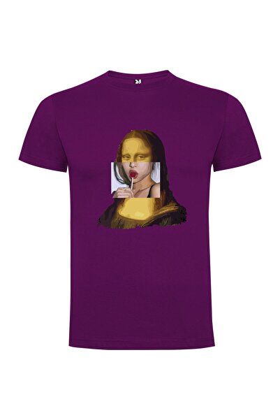 iLovePrints Cigarette Mona Lisa Tshirt