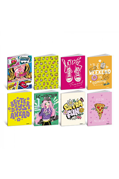 MC Micostore Caiet A4 de exercitii - Adolescenti-fete, 80 g/m2, 40 pag. (Dict...