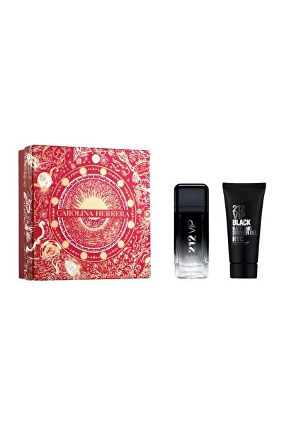 Carolina Herrera 212 VIP BLACK GIFT SET 2025 EAU DE PARFUM 100ML + SHOWER GEL...