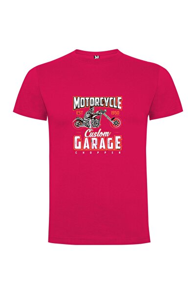 iLovePrints Metal Man on Motorcycle Tshirt