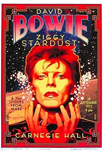 ESSESORIES David Bowie Music Poster Wall Art Room Decor Self Adhesive