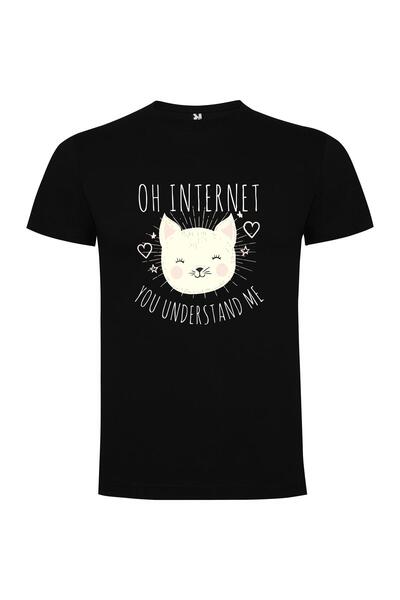 iLovePrints Internet-Adored Cybercat Tshirt