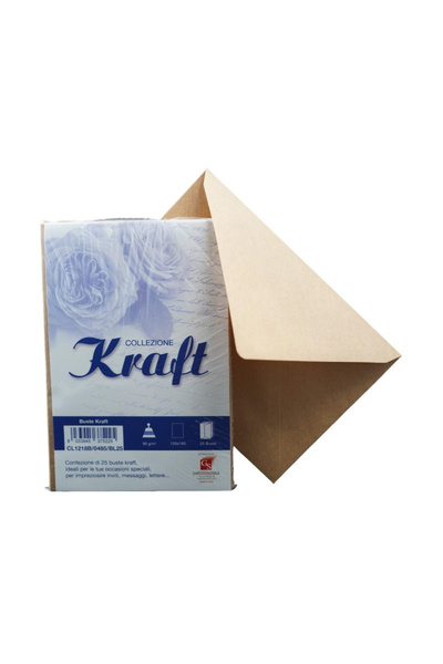 MC Micostore Plic color pentru invitatie Colorarte Kraft, 90g/mp, 120x180mm, ...