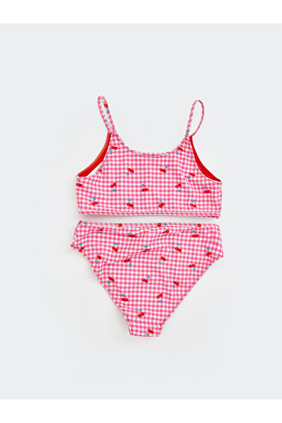 LC Waikiki Double-Sided Patterned Girls' Bikini