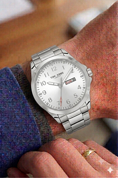 Tom Jones London Classic Numeral Design Steel Case Steel Band 2 Year Warranty...