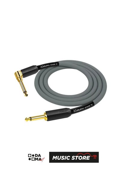 Kırlın IP-182 BEGL Enstrüman Kablosu – 3 Metre, Gri, L Uç, 18 AWG