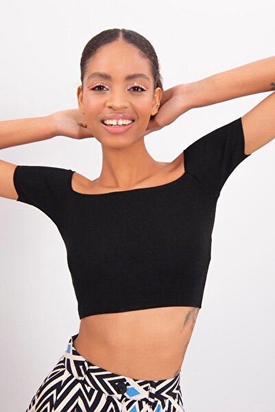 BSL Carmen Yaka Örgü Body