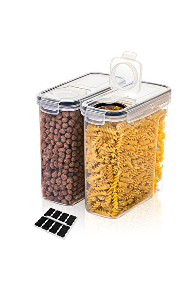 Choice مجموعة حاويات تخزين الحبوب JB0015-2 مكونة من 2/3/4 قطع (2.5 لتر 84 أون...