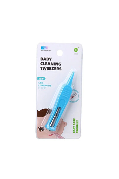 Choice1 ملقط أزرق آمن لتنظيف الأذن والأنف والسرة للرضع والأطفال، أداة تنظيف آمنة