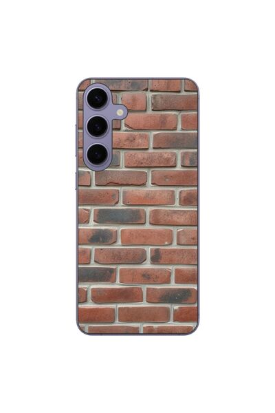 OEM Husa compatibila cu Samsung Galaxy S24 Plus Silicon Gel Tpu Model Brick Wall