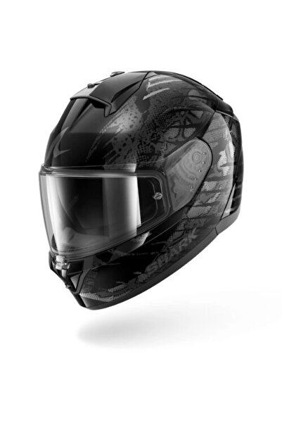 Shark RIDILL 2 REPTAIA SİYAH-GRİ KAPALI KASK